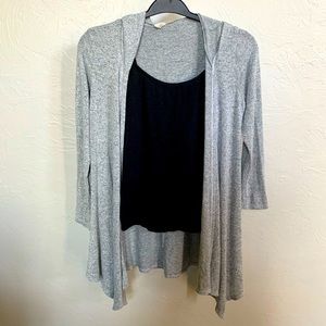 Caution to the Wind | Hooded Lightweight Cardigan